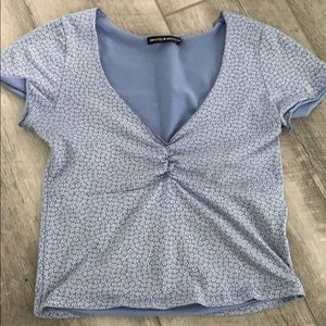blue brandy Melville Gina top
